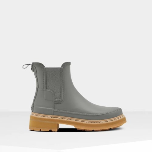 Hunter Refined Stitch Detail Chelsea Boots For Womens - NZ E4092